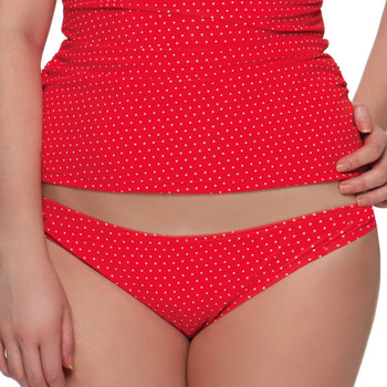 tekstylia Damskie Bikini: góry lub doły osobno Curvy Kate CS2705 FLAME SPOT Czerwony