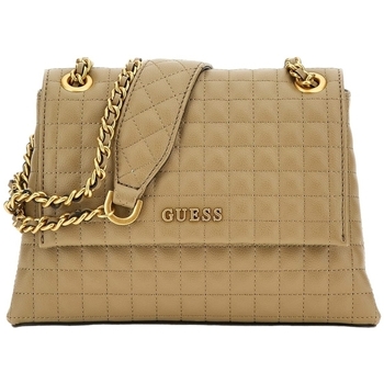Guess TIA LUXURY SATCHEL Beżowy