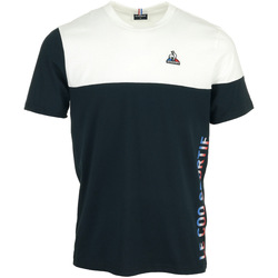 tekstylia Męskie T-shirty z krótkim rękawem Le Coq Sportif Tri Tee Ss N°3 Biały