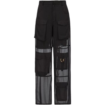 tekstylia Damskie Spodnie z pięcioma kieszeniami Pinko 103248-A0UQ Czarny