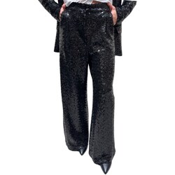 tekstylia Damskie Spodnie z pięcioma kieszeniami Vicolo TR1980 Czarny