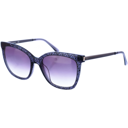 Zegarki & Biżuteria  Damskie okulary przeciwsłoneczne Calvin Klein Jeans CK21703S-080 Czarny