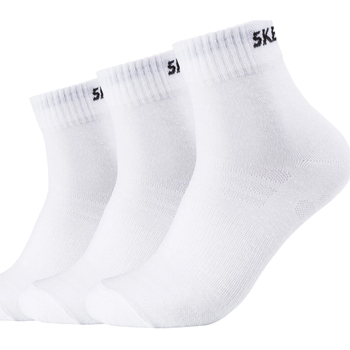 Bielizna Skarpetki sportowe  Skechers 3PPK Unisex Mesh Ventilation Quarter Socks Biały