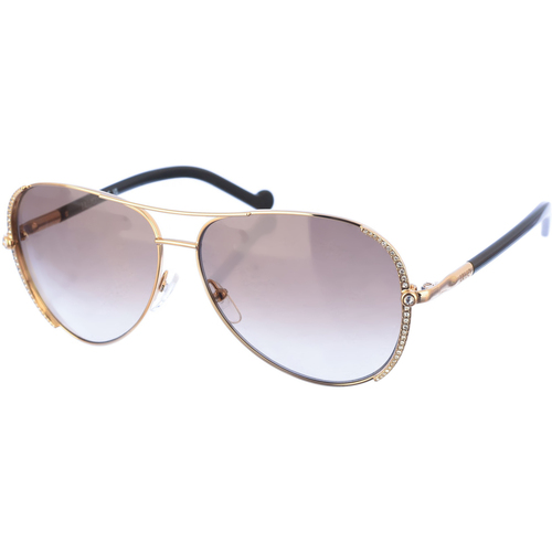 Zegarki & Biżuteria  Damskie okulary przeciwsłoneczne Liu Jo LJ102SR-717 Złoty