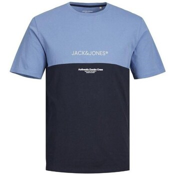 tekstylia Męskie T-shirty z krótkim rękawem Jack & Jones 12250703 ERYDER BLOCKING TEE Wielokolorowy