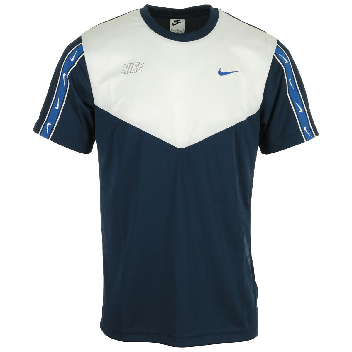 tekstylia Męskie T-shirty z krótkim rękawem Nike Nsw Repeat Swoosh Pk Tee Niebieski