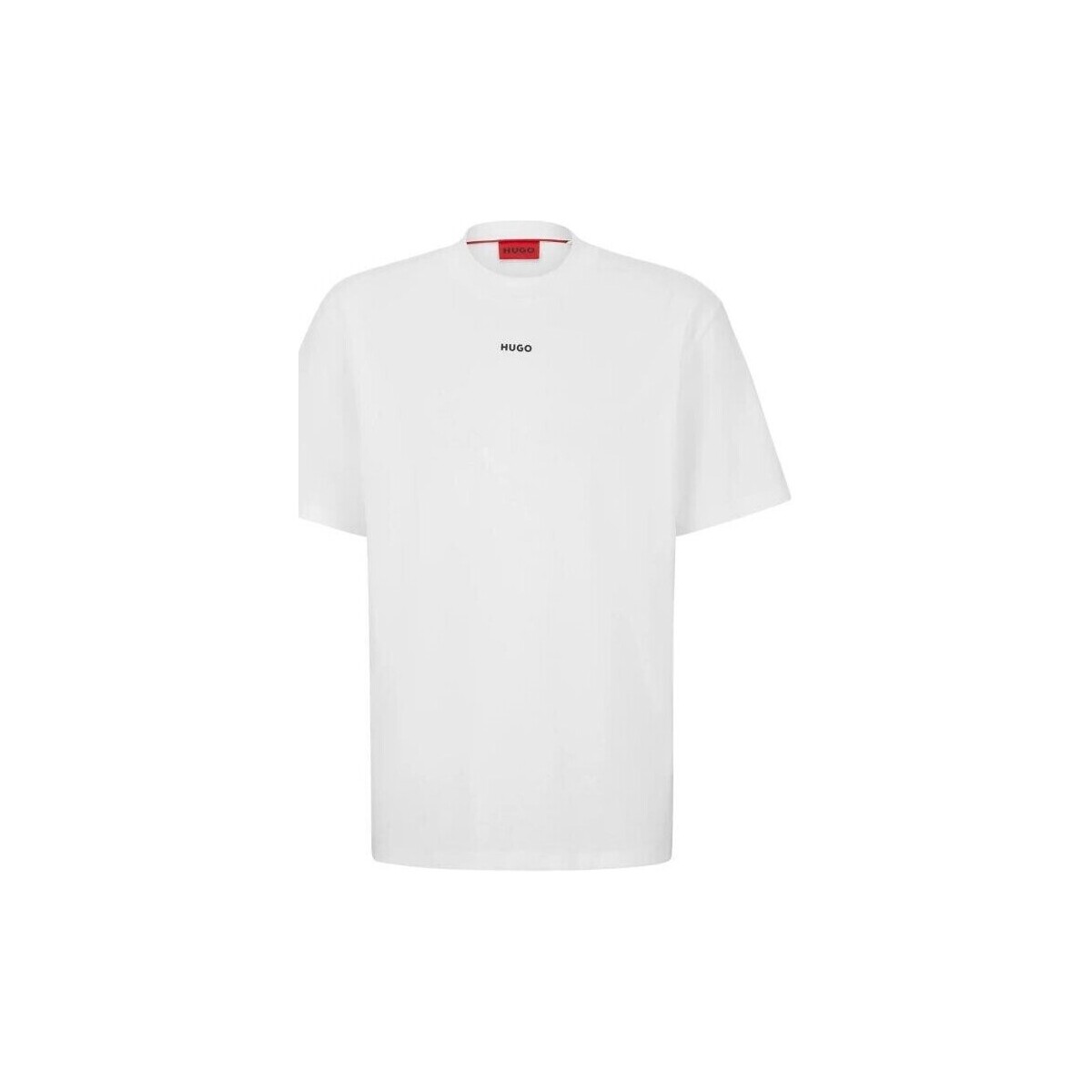 tekstylia Męskie T-shirty z krótkim rękawem BOSS 50488330 DAPOLINO Biały