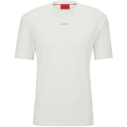 tekstylia Męskie T-shirty z krótkim rękawem BOSS 50488330 DAPOLINO Różowy