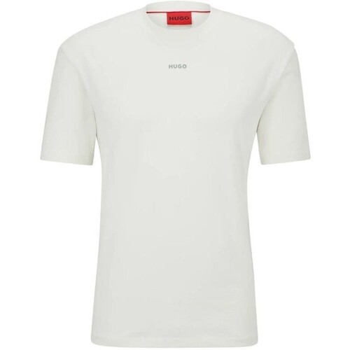 tekstylia Męskie T-shirty z krótkim rękawem BOSS 50488330 DAPOLINO Różowy