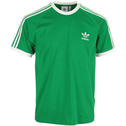 tekstylia Męskie T-shirty z krótkim rękawem adidas Originals 3 Stripes Tee Shirt Zielony
