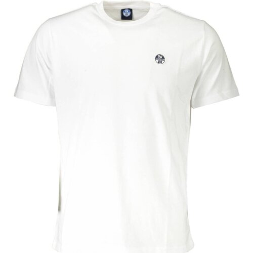 tekstylia Męskie T-shirty z krótkim rękawem North Sails 902502-000 Biały