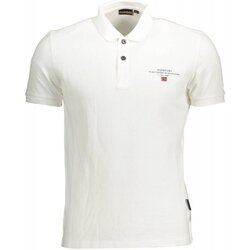 tekstylia Męskie T-shirty i Koszulki polo Napapijri NP0A4GDL-ELBAS-SS-4 Biały