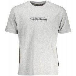 tekstylia Męskie T-shirty z krótkim rękawem Napapijri NP0A4GDR-S-BOX-SS-3 Szary