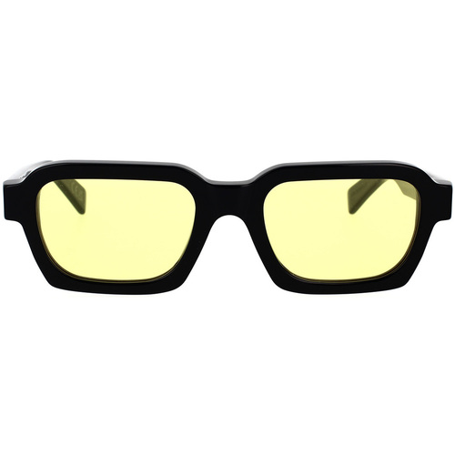 Zegarki & Biżuteria  okulary przeciwsłoneczne Retrosuperfuture Occhiali da Sole  Caro Yellow GZW Czarny