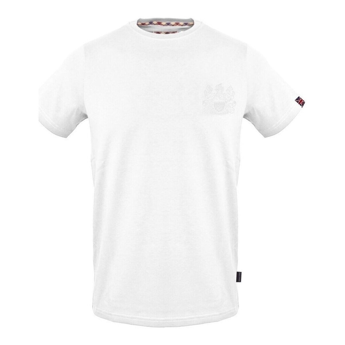 tekstylia Męskie T-shirty z krótkim rękawem Aquascutum T0122378 Niebieski