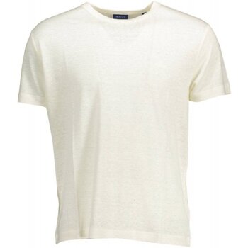 tekstylia Męskie T-shirty z krótkim rękawem Gant 21012023029 Biały