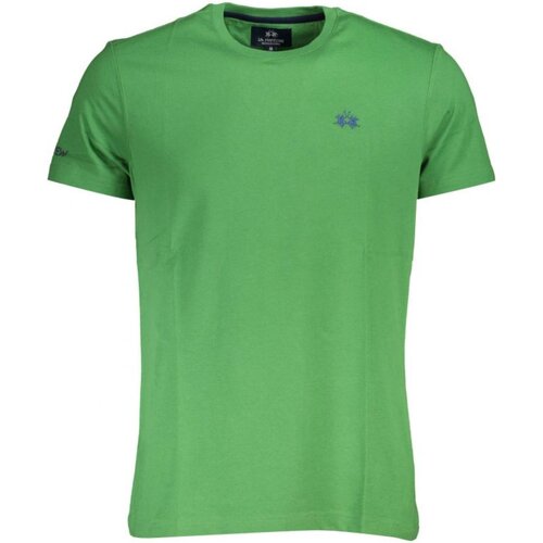 tekstylia Męskie T-shirty z krótkim rękawem La Martina XMR010-JS206 Zielony
