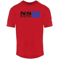 tekstylia Męskie T-shirty z krótkim rękawem North Sails 9024050230 Czerwony
