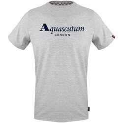 tekstylia Męskie T-shirty z krótkim rękawem Aquascutum T0032378 Szary