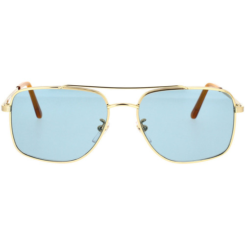 Zegarki & Biżuteria  okulary przeciwsłoneczne Retrosuperfuture Occhiali da Sole  Volo Mineral Blue DU7 Złoty
