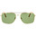 Zegarki & Biżuteria  okulary przeciwsłoneczne Retrosuperfuture Occhiali da Sole  Volo Mineral Green TL5 Złoty