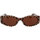 Zegarki & Biżuteria  Damskie okulary przeciwsłoneczne Jacquemus Occhiali da Sole  JAC4 C2 9258 Brązowy