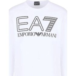 tekstylia Męskie Bluzy Emporio Armani EA7 6RPM08 PJSHZ Biały