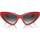 Zegarki & Biżuteria  okulary przeciwsłoneczne D&G Occhiali da Sole Dolce&Gabbana DG4439 30888G Czerwony