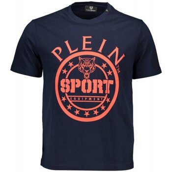 tekstylia Męskie T-shirty z krótkim rękawem Philipp Plein Sport TIPS128 Niebieski