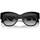 Zegarki & Biżuteria  Damskie okulary przeciwsłoneczne D&G Occhiali da Sole Dolce&Gabbana DG4449 3372/P Czarny