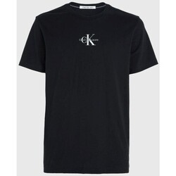 tekstylia Męskie T-shirty z krótkim rękawem Calvin Klein Jeans J30J323483BEH Czarny