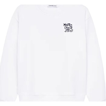 tekstylia Chłopiec Bluzy Calvin Klein Jeans IB0IB01952 Biały