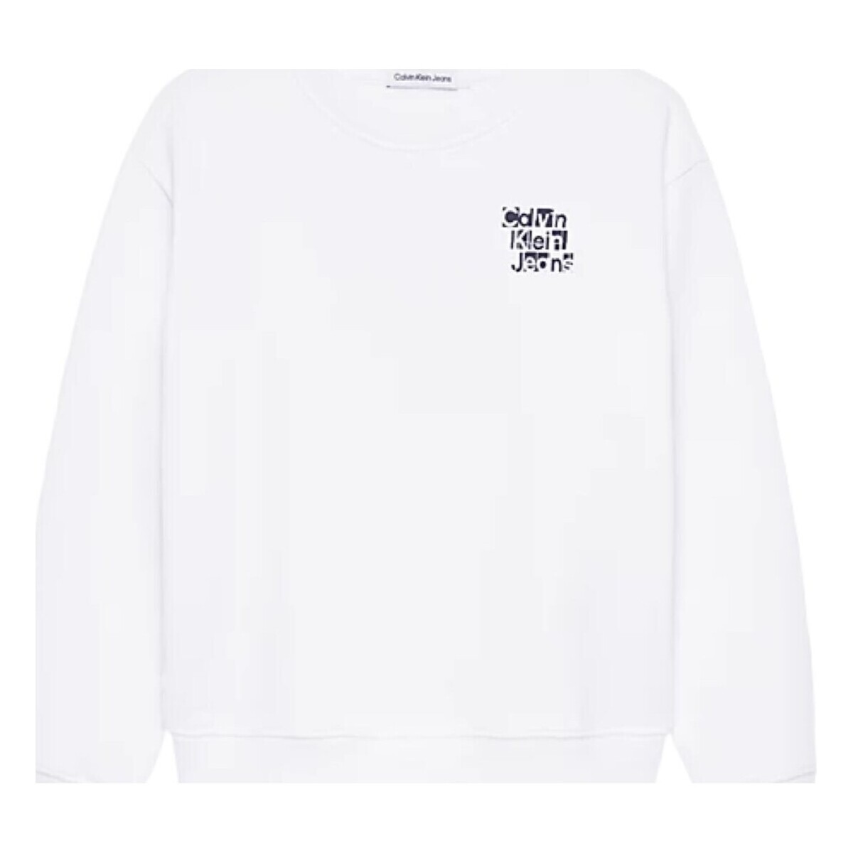 tekstylia Chłopiec Bluzy Calvin Klein Jeans IB0IB01952 Biały