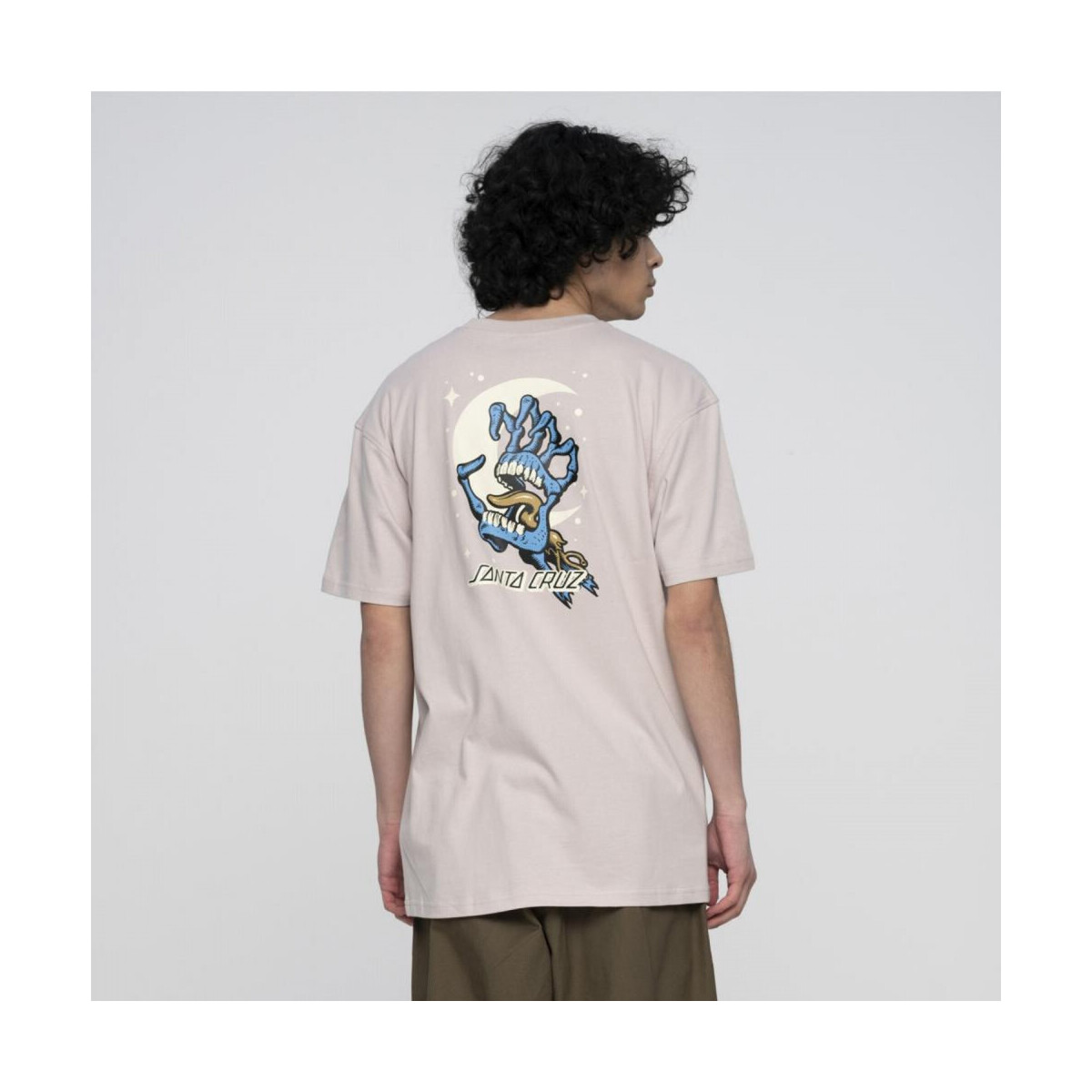 tekstylia Męskie T-shirty i Koszulki polo Santa Cruz Cosmic bone hand t-shirt Szary