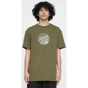 tekstylia Męskie T-shirty i Koszulki polo Santa Cruz Retreat dot front t-shirt Zielony