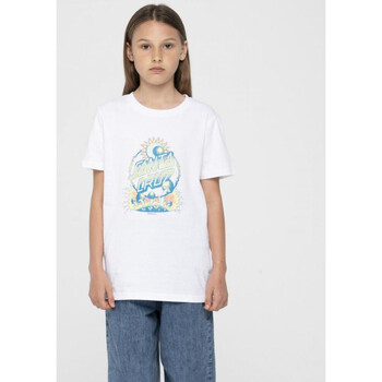 tekstylia Dziecko T-shirty i Koszulki polo Santa Cruz Dark arts dot front t-shirt Biały