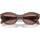 Zegarki & Biżuteria  okulary przeciwsłoneczne Prada Occhiali da Sole  PRA02S 17O60B Brązowy
