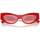 Zegarki & Biżuteria  Damskie okulary przeciwsłoneczne D&G Occhiali da Sole Dolce&Gabbana DG4450 3088E4 Czerwony