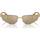 Zegarki & Biżuteria  okulary przeciwsłoneczne D&G Occhiali da Sole Dolce&Gabbana DG2301 02/03 Złoty