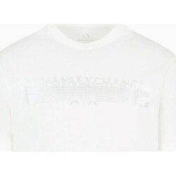 tekstylia Męskie T-shirty z krótkim rękawem EAX 3DZTSD ZJ9AZ Biały