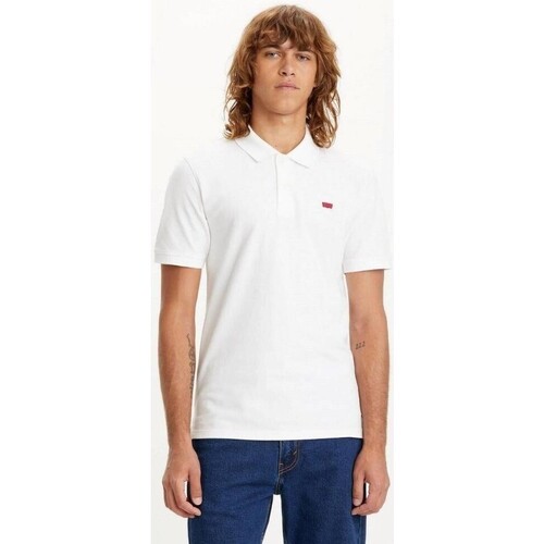 tekstylia Męskie T-shirty z krótkim rękawem Levi's A4842 0002 SLIM HOUSEMARK Biały