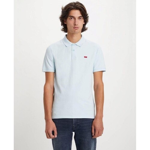 tekstylia Męskie T-shirty z krótkim rękawem Levi's A4842 0014 SLIM HOUSEMARK Niebieski