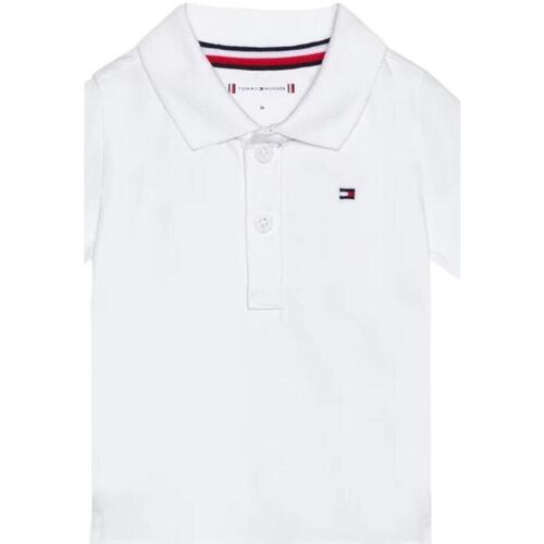 tekstylia Chłopiec T-shirty z krótkim rękawem Tommy Hilfiger  Biały