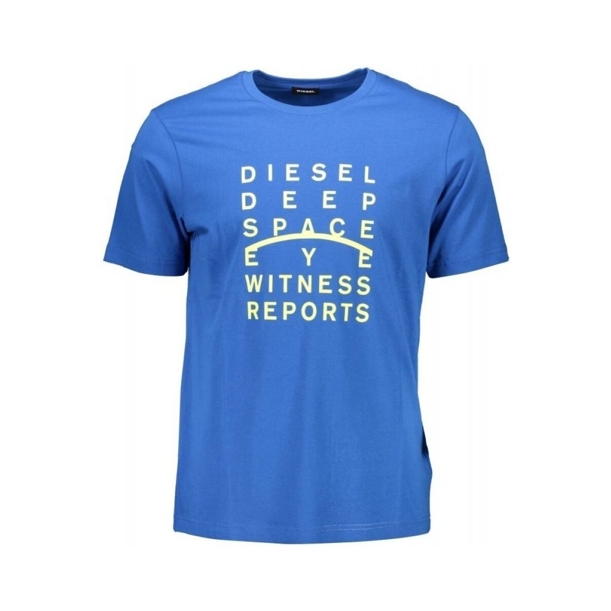 tekstylia Męskie T-shirty z krótkim rękawem Diesel S4EL-T-JUST Niebieski
