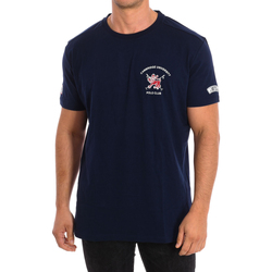 tekstylia Męskie T-shirty z krótkim rękawem La Martina TMR604-JS206-07017 Niebieski