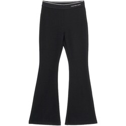 tekstylia Dziewczynka Spodnie z pięcioma kieszeniami Calvin Klein Jeans IG0IG02292 Czarny