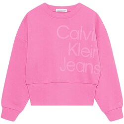 tekstylia Dziewczynka Bluzy Calvin Klein Jeans IG0IG02300 Różowy