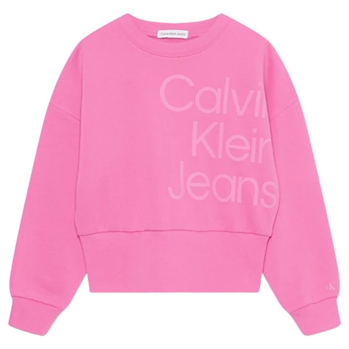 tekstylia Dziewczynka Bluzy Calvin Klein Jeans IG0IG02300 Różowy