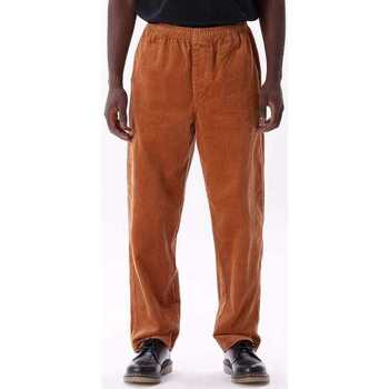 Obey Easy cord pant Brązowy