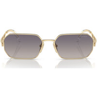 Zegarki & Biżuteria  okulary przeciwsłoneczne Prada Occhiali da Sole  PRA51S ZVN30C Złoty